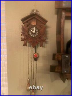 Vintage Cuckoo Clock Collectible Working
