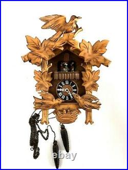Vintage Cuendet Swiss Musical Movement Kaiser Walzer Cuckoo Clock Parts/Repair