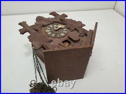 Vintage Der Frohliche Wanderer German Made Wooden Cuckoo Clock J109
