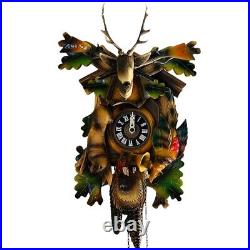 Vintage Early 1950's Cuckoo Clock from Germany This piece has a hunting theme