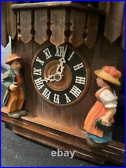 Vintage German Wood Cuckoo Clock Cuendet made in germany dr. Zhivago