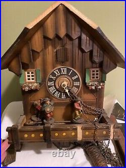 Vintage Heco Black Forest German Cuckoo Clock, For Repair, As Is