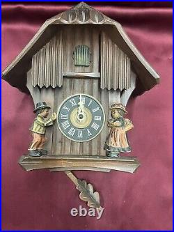 Vintage Hubert Herr Black Forest Cuckoo Clock -Germany