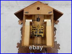 Vintage J. Engstler Villingen Wooden Cuckoo Clock SC 420 Made In Germany