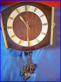 Vintage Linden Weight Driven Wall Clock Germany As Is For Parts W120/54 Cuckoo