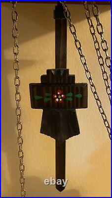 Vintage Lotscher Cuckoo Clock WithSwiss Musical Movement Playing 2 Songs, Mint
