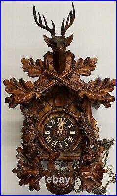 Vintage Made In Germany Regula Wooden Cockoo Clocktestedworks Well