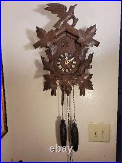 Vintage Mechanical One Day Cuckoo Clock Made in Germany