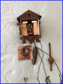 Vintage REGULA Hand Made Wooden Black Forest Cuckoo Clock Made in Germany