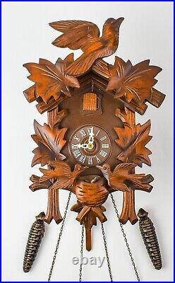 Vintage West German Black Forest Cuckoo Clock MM1