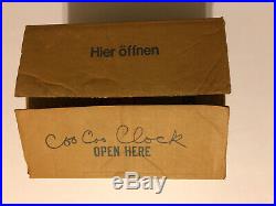 Vintage West German Cuckoo Clock Elgin E-914 Dark Wood NEW IN BOX