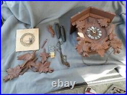 Vintage Wood German Cuckoo Clock Estate Find