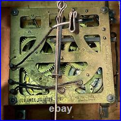 Vintage Wood Germany Cuckoo Clock For Parts / Repair + Extra Parts In Cigar Box