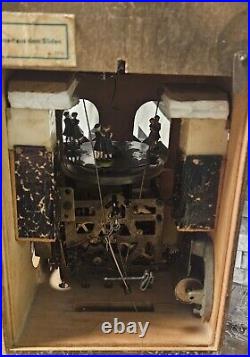 Vintage german cuckoo clock for repair (Emil Schmeckenbecher)