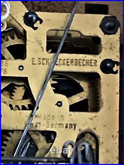 W German Schmeckenbecher Regula 1 day Black Forest cuckoo clock 11 X 17 Nest