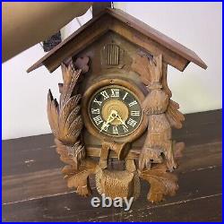 W Germany Wood Cuckoo Clock