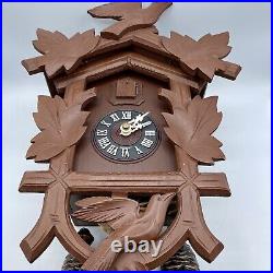 West German Black Forest Cuckoo Clock by Elgin Brown Never Used Original Box