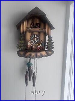 Wood Cutters Cuckoo Clock 1987